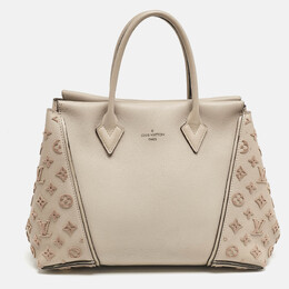 Louis Vuitton: Бежевая сумка 