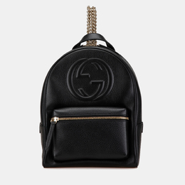 Gucci: Чёрный рюкзак  Soho