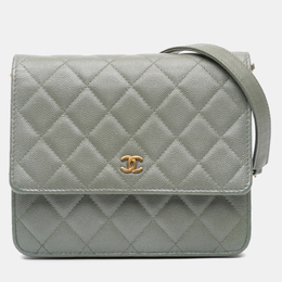 Chanel: Зелёный кошелёк 