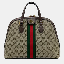 Gucci: Бежевая сумка  Ophidia