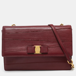 Salvatore Ferragamo: Тёмная сумка  Ginny