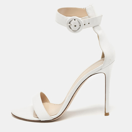 Gianvito Rossi: Белые сандалии  Portofino