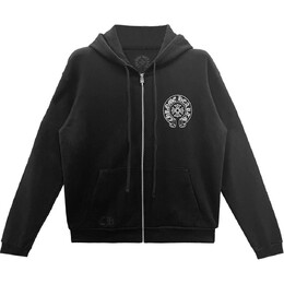 Chrome Hearts: Чёрная толстовка 