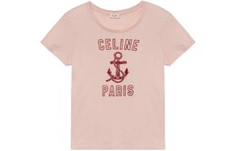 CELINE: Розовая футболка 