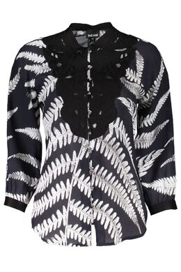 Just Cavalli: Чёрная рубашка 