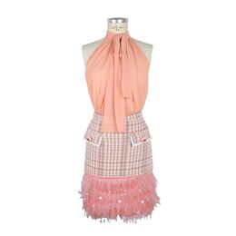 Elisabetta Franchi: Розовое платье 