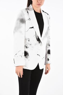 Off-White: Белый жакет 