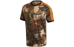 Adidas Originals: Коричневая футболка 