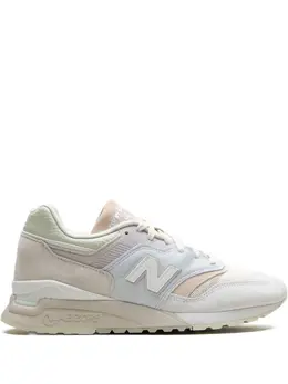 New Balance: Белые кроссовки 