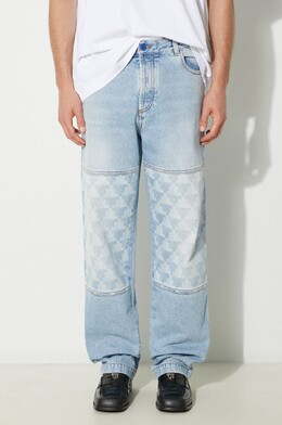 Marcelo Burlon: Прямые джинсы  Cross