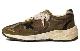 Golden Goose: Зелёные кроссовки  Dad-Star