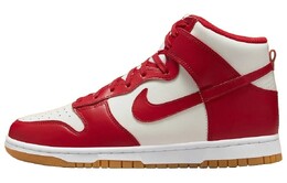 Nike: Красные кроссовки  Dunk High