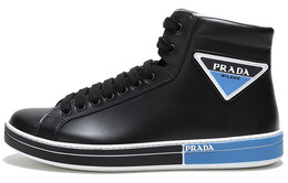 Prada: Чёрные кеды 