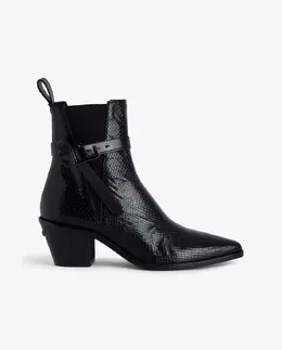 Zadig & Voltaire: Чёрные ботинки  Tyler