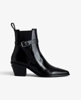 Zadig & Voltaire: Чёрные ботинки  Tyler