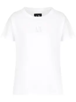 Armani Exchange: Белая футболка 
