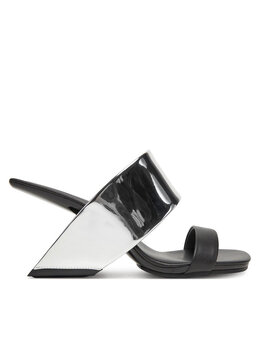 United Nude: Серебристые сабо 