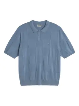 Carhartt WIP: Голубое поло 