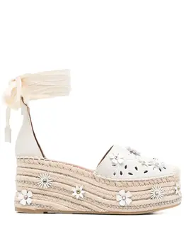 Kurt Geiger London: Бежевые мокасины 