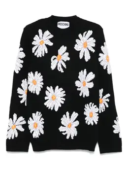 Moschino: Жаккардовый свитер 