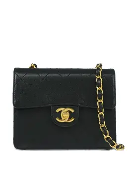 CHANEL Pre-Owned: Чёрная сумка 