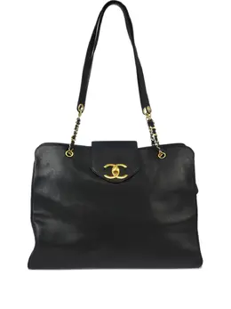 CHANEL Pre-Owned: Чёрная сумка 