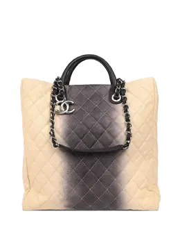 CHANEL Pre-Owned: Белая сумка-шоппер 