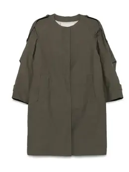 Max Mara: Зелёное пальто 