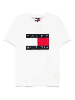Tommy Hilfiger: Белая футболка 