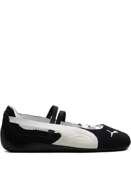 PUMA: Чёрные балетки  Speedcat