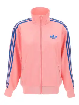 adidas: Розовая куртка 