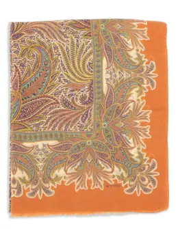 ETRO: Оранжевый шарф 