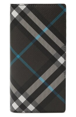 Burberry: Серый кошелёк 