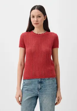 United Colors of Benetton: Красный свитер 