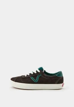 Vans: Коричневые кеды 