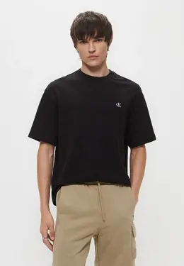 Calvin Klein Jeans: Чёрная футболка 