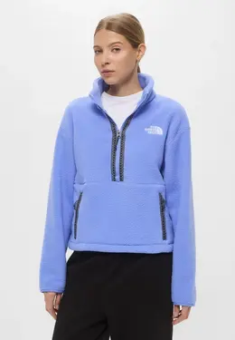 The North Face: Голубая толстовка 