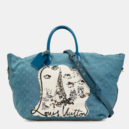 Louis Vuitton: Голубая сумка 