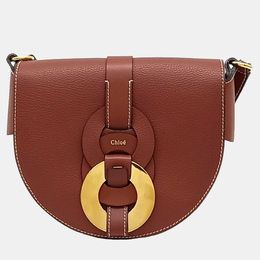 Chloe: Коричневая сумка через плечо  Saddle