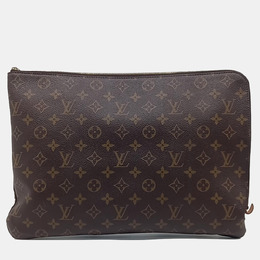 Louis Vuitton: Коричневая сумка 