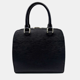 Louis Vuitton: Чёрная сумка  Épi Pont Neuf