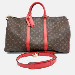Louis Vuitton: Коричневая сумка  Keepall 50