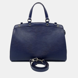 Louis Vuitton: Синяя сумка  Épi
