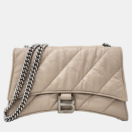 Balenciaga: Бежевая сумка 