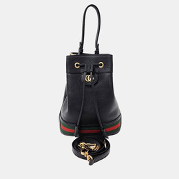 Gucci: Чёрная сумка  Ophidia