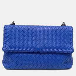 Bottega Veneta: Голубая сумка 