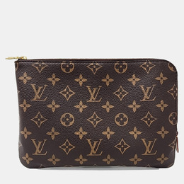 Louis Vuitton: Коричневая сумка 