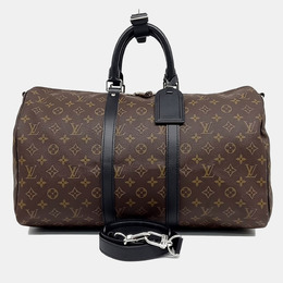 Louis Vuitton: Коричневая сумка  Keepall 45