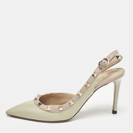 Valentino: Розовые туфли  Rockstud