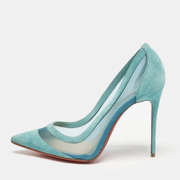 Christian Louboutin: Голубые туфли 